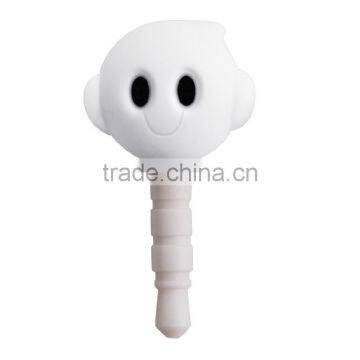 Custom plastic skull dust plug,OEM skull dustproof plug,Skull shaped earphone dust plug wholesale