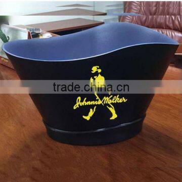 Popular beautiful big plastic wine cooler bucket