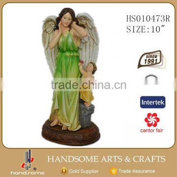 8.5 Inch Resin Craft Religious Items Home Decoration Guardian Angel Statues photo-3