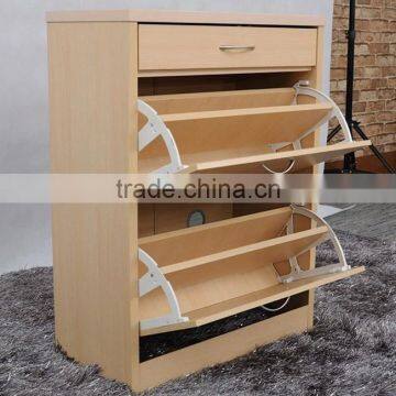 fashion rotating wooden shoe cabinet or rack