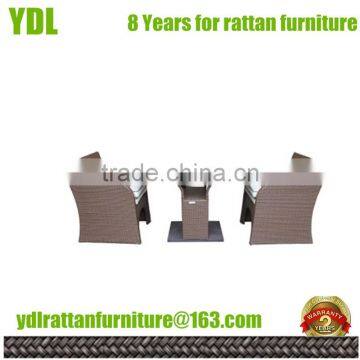 Youdeli Outdoor Wicker Dining Chair With Table photo-1