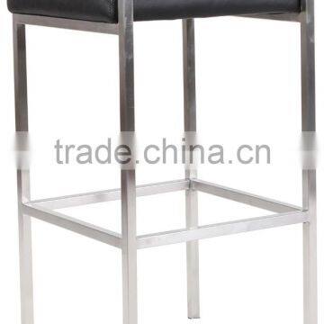 Factory Price Stainless Steel Frame Metal Type Chair Comfortable New Design High Bar Chair photo-3