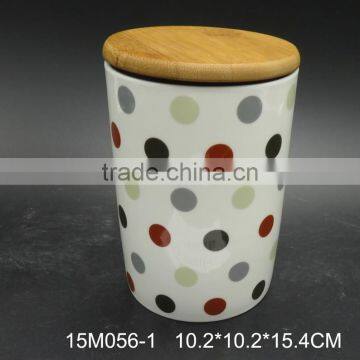 Promotion Colorful Small Airtight Ceramic Spice Jar photo-4