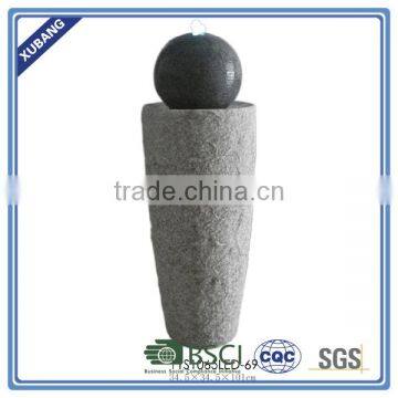 Resin stone garden fountain outdoor water fountain with ball