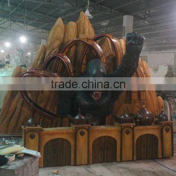 Zoo or Playground Park Big Orangutan Statue Sculpture Decoration photo-5