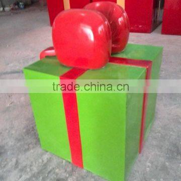 Outdoor FRP Strong Gift-box Decoration photo-2