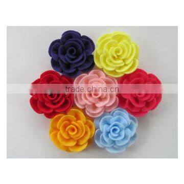 2017 hight quality new products hot sale interior home party ornament handmade felt artificial rose flower made in China