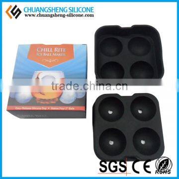 4pcs Ball Set Silicone Ice Cube Maker photo-6