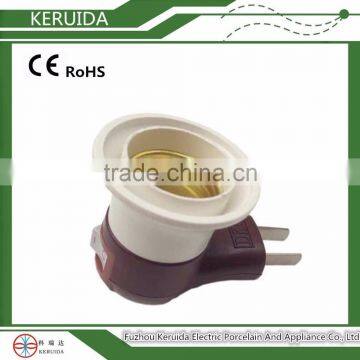 E27 Lamp Socket With Switch / European Standard Plugs With Lampholder photo-6