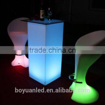 Rechargeable Battery Disco Modern Glowing Furniture With IR Remote Control photo-6