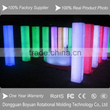 2014 decorative plastic led lighted wedding columns