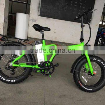 20 Inch Folding Electric Bike Fat Tire Bicycle Foldable Electric Bike photo-2