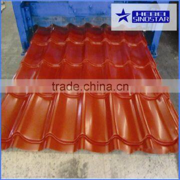 Roofing sheet color coated/zinc coated steel sheets