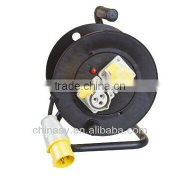 CE IP44 plastic cable reel with cee plug