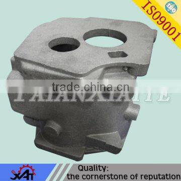 ductile iron casting coated sand shell casting machining parts for reduction box auto parts iron body case