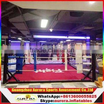 Customized logo floor boxing ring with factory lower price