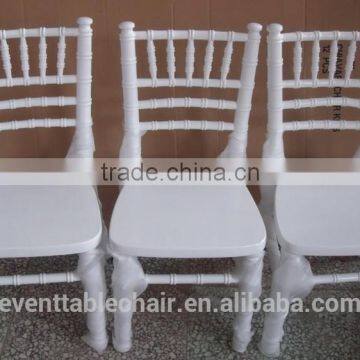 White Chiavari Chair Wooden Tiffany Chair Banquet Chair With Cushion photo-6