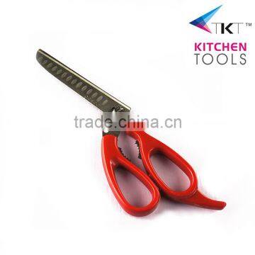 8.25 " PP Plasitc Handle Kitchen Scissors With Bottle Opener photo-3