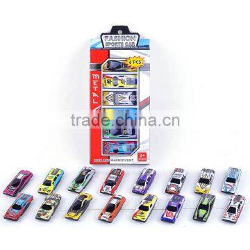 Fashion Sports Car Toy in Various Colors and Designs, 4pcs a Set for Your Kids photo-5