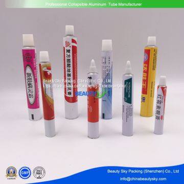 Pharmaceutical Packaging Eye Ointment Medical Cream Toothpaste Aluminum Collapsible Tube
