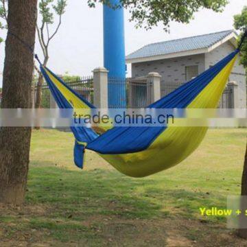 Top Sale Portable Parachute Nylon Fabric Travel Camping Hammock photo-2