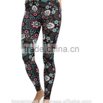 Custom Women Dye Sublimation Printing Yoga Legging BT_DFF_003