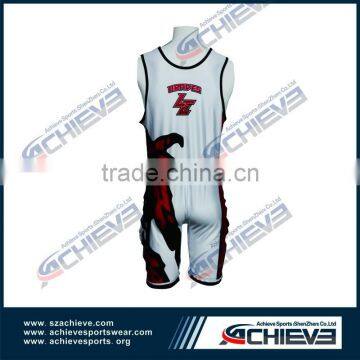 china wrestling singlets/ sublimated wrestling singlets/ wholesale wrestling singlet