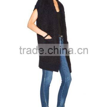 OEM Service High Quality Custom Women Fancy Sweater Vest photo-3
