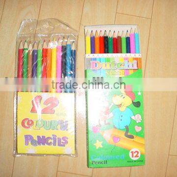 Dollar Store Stationary China Product Cheap Colored Pencil 12colors
