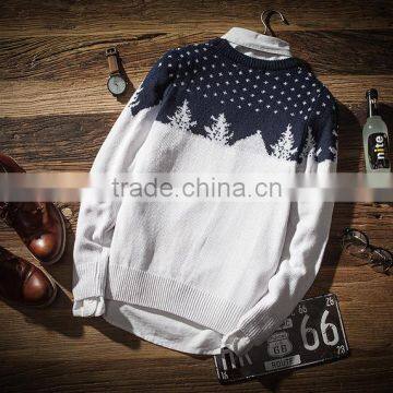 GZY High Grade Men Garment Wholesale Stylish Sublimation Sweater