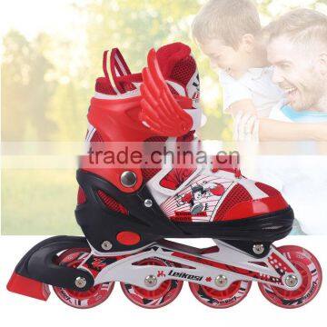 single-row 4 wheel roller skate shoes quad skating sports