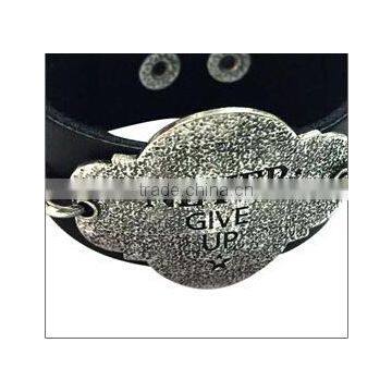 Factory Supplier Korean Retro Bracelets,handcraft Cow Leather Bangle,unisex Leather Bracelets photo-6