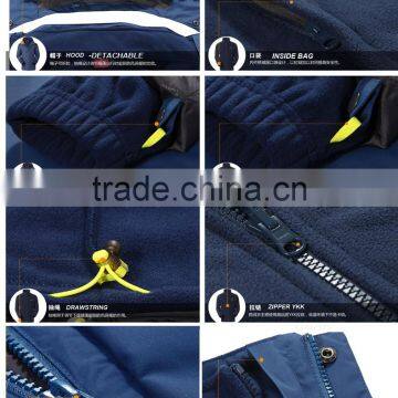 100% Polyester Lightweight 10000mm Waterproof Softshell Jacket photo-4