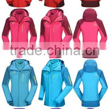 Women Outwear Sport Waterproof Breathable 3 in 1 Outdoor Jacket photo-5