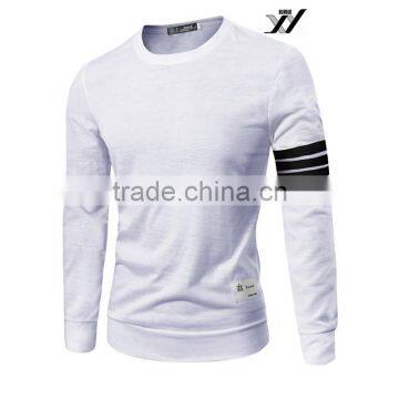 Men Slim Fit Cotton Round-Neck Long Sleeve Casual T-Shirt photo-5