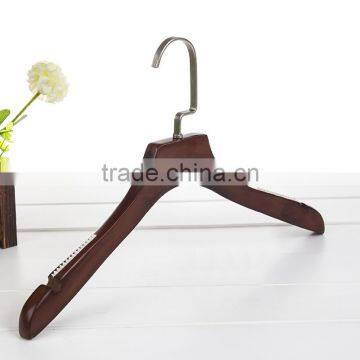 Wholesale Whole Sale Wood Coat Hanger Good Quality Wood Pants Clip Hanger Premium Wood Child Hanger