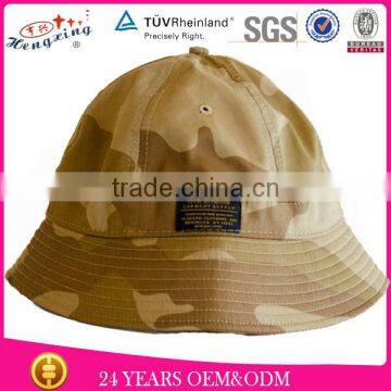 Promotional Cheap Fashion Cotton Printed Men's Tactical Camo Bucket Hat