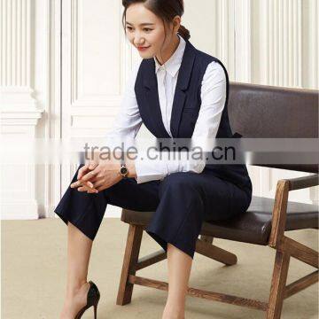 3 Pieces Fashion Design Made To Measure Elegant Ladies Pants Suit photo-6