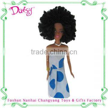 China Wholesale Long Hair Fashion Vinyl African Doll photo-2