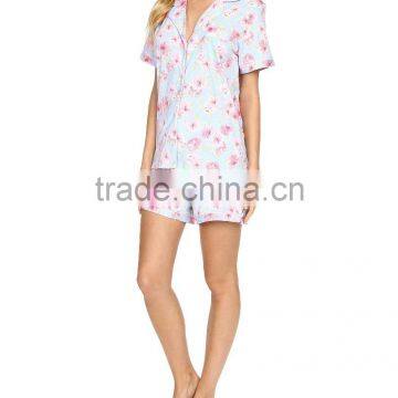 Hot Sale Wholesale Custom Printed Pajamas Sexy Night Shirts photo-2