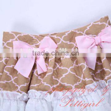 Girls Boutique Spanish Dress With Pink Bowknot Summer Wear photo-5