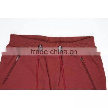 Factory Price 100% Cotton Twill Fabric Elastic Waist Mens Harem Pants With Exquisite Plastic Zipper photo-4