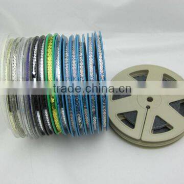 Embroidery Chain Sequins Roll High Quality PET Sequins photo-2