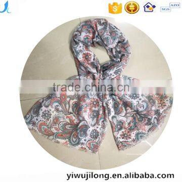 Cheap fashionable print muslim hijab TR viscose scarf