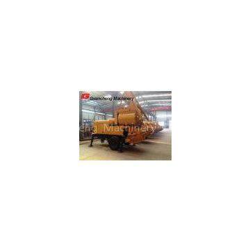 High efficiency concrete mixer pump truck , concrete pump with mixer