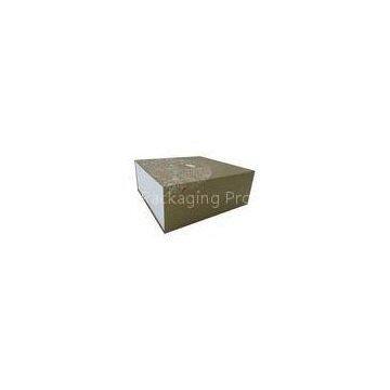 Gift Packing Foldable Cardboard Boxes Matte Lamination With Adhesive Paper