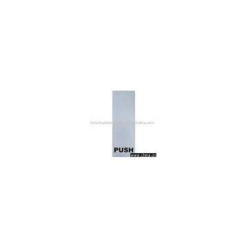 square type sign plate
