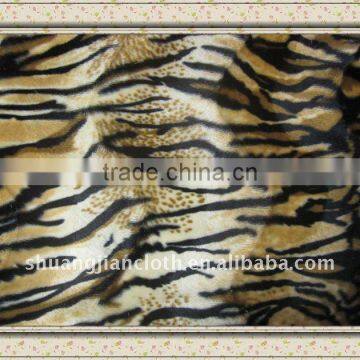 Wholesale Factory Printed Velour Fabric With "S" Wave