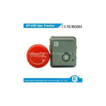 Smart manual gps vehicle tracker rohs with noise sensor and vibration sensor alarm rf-v8s