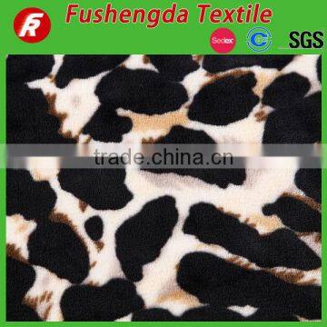 PV plush fabric for making soft animal toys